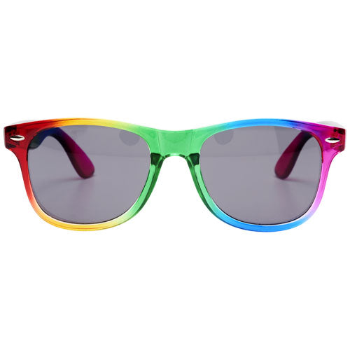 Sun Ray Regenbogen-Sonnenbrille aus Kunststoff, individuell gestaltbar, idealer Werbeartikel von Signalshop.de