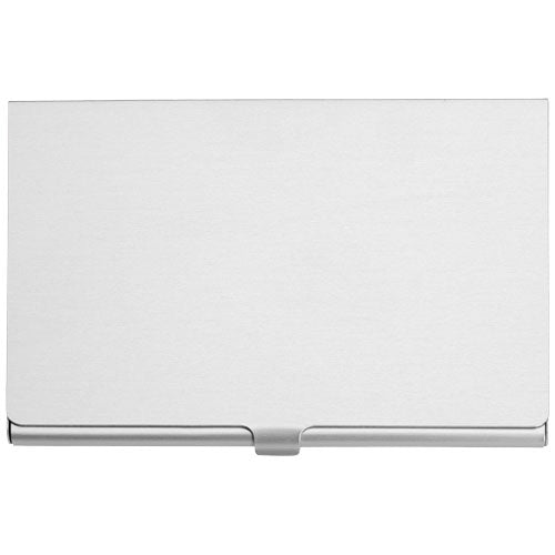 Shanghai Visitenkartenetui aus Metall, silber, individuell mit Logo bedruckbar, Signalshop.de Werbeartikel