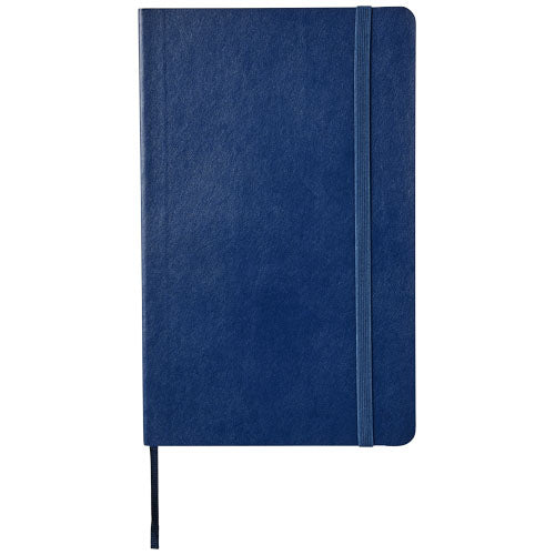 Moleskine Classic Notizbuch L, blau, Softcover, liniert, individuell mit Logo gestaltbar, Signalshop.de Werbeartikel.