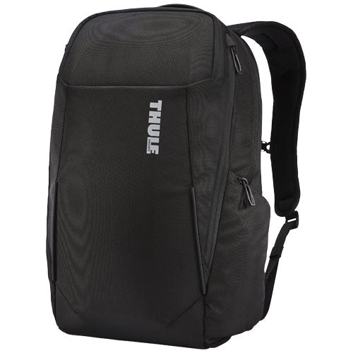 Thule Accent Rucksack 23 L in Schwarz mit Logo, ideal für Laptop, nachhaltig, bei Signalshop.de erhältlich als Werbeartikel.