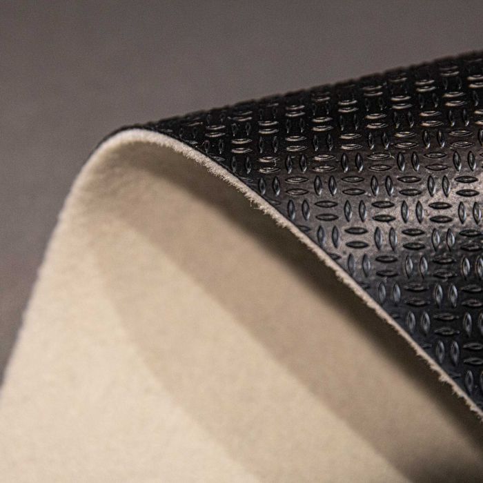 Schmutzfangmatte aus strukturiertem Material, individuell gestaltbar mit Logo, erhältlich bei Signalshop.de als Werbeartikel.