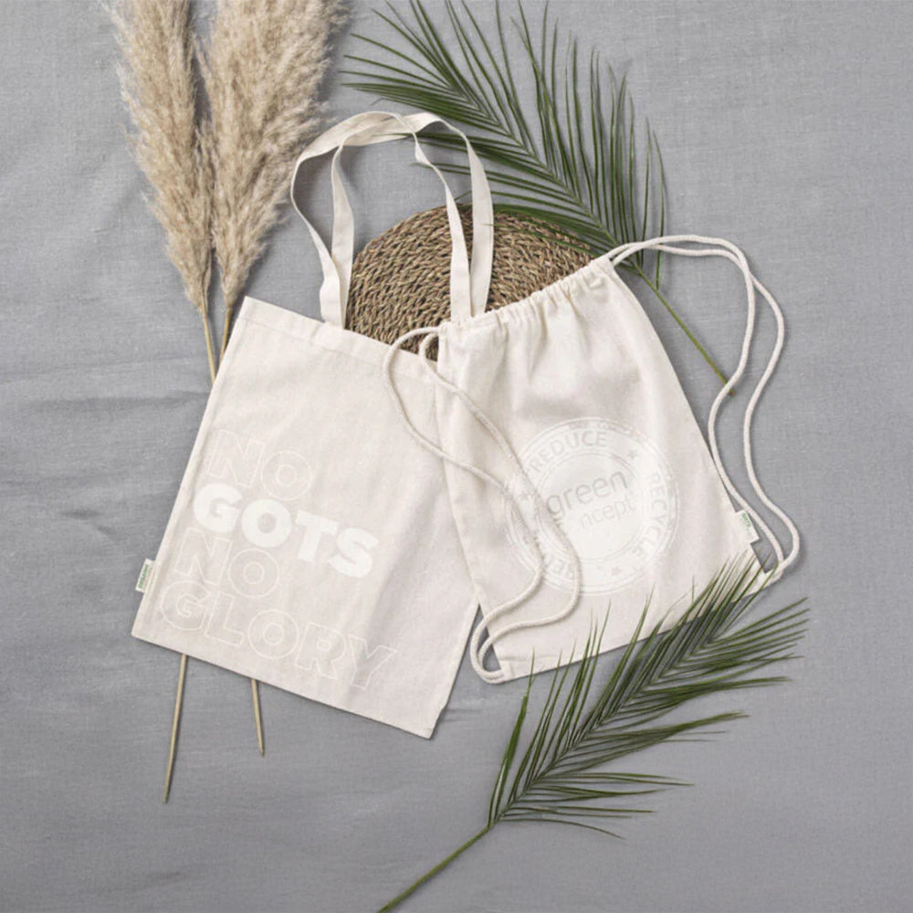 Stoff- und Jutebeutel