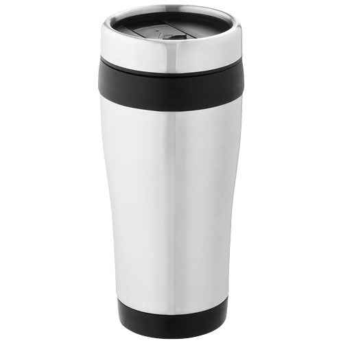 Elwood 410 ml Isolierbecher, silber, individuell mit Logo bei Signalshop.de, Werbeartikel, Werbegeschenke, Giveaway.
