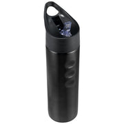 Schwarze Trixie 750 ml Edelstahl Sportflasche, individuell mit Logo, von Signalshop.de als Werbeartikel.