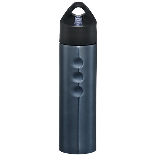 Trixie 750 ml Edelstahl Trinkflasche, schwarz-silber, individuell gestaltbar, erhältlich auf Signalshop.de, Werbeartikel, Werbegeschenke, Werbemittel, Giveaway.