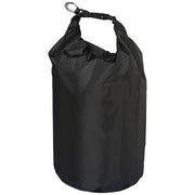 Schwarzer Survivor 5L wasserdichter Beutel aus robustem Material, individuell bedruckbar, Signalshop.de Werbeartikel.