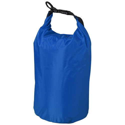 Blauer Survivor 5L wasserdichter Beutel, individuell bedruckbar, von Signalshop.de, Werbeartikel, Giveaway.