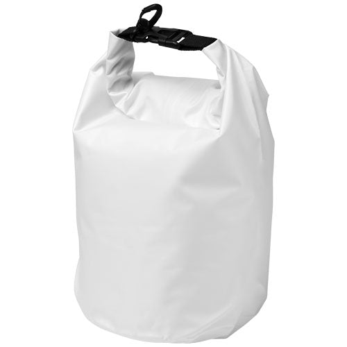Wasserdichter Beutel 5L in Weiß von Signalshop.de, individualisierbar mit Logo, ideal als Werbeartikel, Werbegeschenk.
