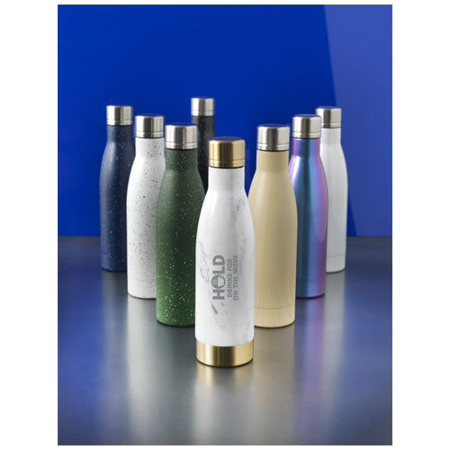 Vasa Kupfer-Vakuum Isolierflasche in Holzoptik, 500 ml, individuell mit Logo bedruckt, Signalshop.de Werbeartikel