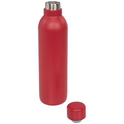 Rote Thor 510 ml Kupfer-Vakuum-Isolierflasche aus Metall, individuell bedruckbar, von Signalshop.de, Werbeartikel.