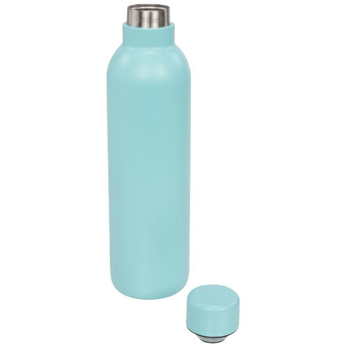 Thor 510 ml Kupfer-Vakuum Isolierflasche aus Metall in Blau, individuell bedruckbar, Signalshop.de Werbeartikel.