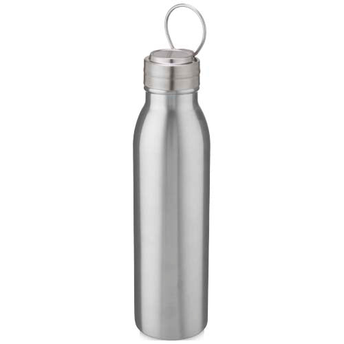 Edelstahl-Sportflasche Harper 700 ml mit Metallschlaufe, individuell bedruckbar bei Signalshop.de für Werbeartikel.