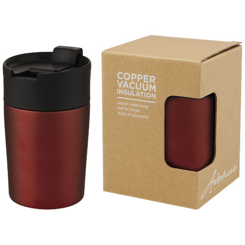 Jetta 180 ml Kupfer-Vakuum-Isolierbecher, rot, individuell bedruckbar, Werbeartikel von Signalshop.de