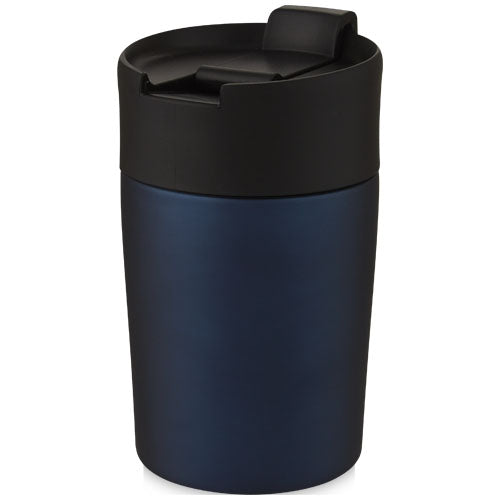 Jetta 180 ml Kupfer-Vakuum Isolierbecher in Blau, individuell bedruckbar, erhältlich bei Signalshop.de. Werbeartikel, Werbegeschenke.