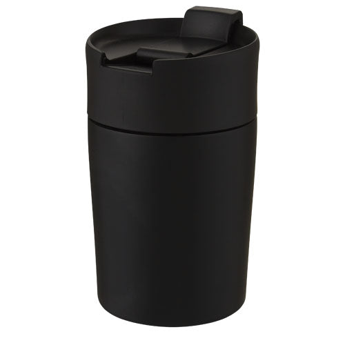 Schwarzer Jetta 180 ml Kupfer-Vakuum-Isolierbecher von Signalshop.de, individuell bedruckbar, Werbeartikel.