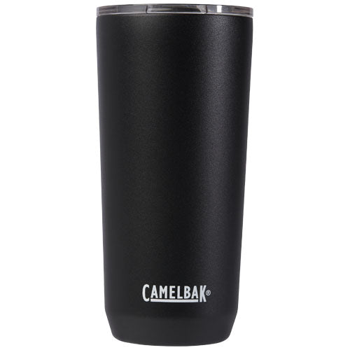 Schwarzer CamelBak Horizon Isolierbecher 600 ml, individuell gestaltbar, ideal für Signalshop.de Werbeartikel.
