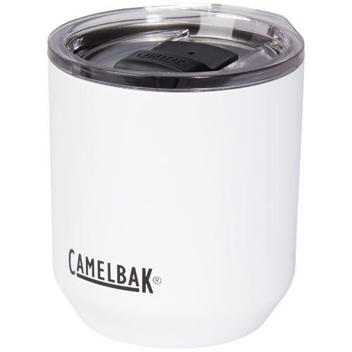 Weißer CamelBak Horizon Rocks Isolierbecher, 300 ml, individuell mit Logo bedruckbar. Signalshop.de Werbeartikel.