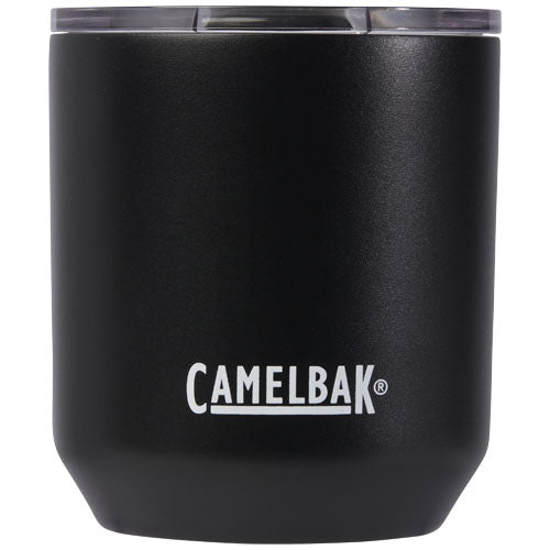 Schwarzer CamelBak Trinkbecher, vakuumisoliert, 300 ml, individuell bedruckbar, Signalshop.de Werbeartikel.