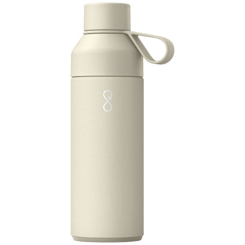 Ocean Bottle 500 ml beige, vakuumisolierte Trinkflasche, individuell gestaltbar, bei Signalshop.de, Werbeartikel, Werbegeschenke, Werbemittel, Giveaway.