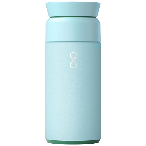 Signalshop.de Ocean Bottle 350 ml isolierte Trinkflasche, hellblau, nachhaltig, individuell bedruckbar, Werbeartikel, Werbegeschenke, Werbemittel, Giveaway.