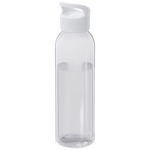 Transparente Sky 650 ml Sportflasche aus recyceltem Kunststoff, individuell bedruckbar, Signalshop.de Werbeartikel.