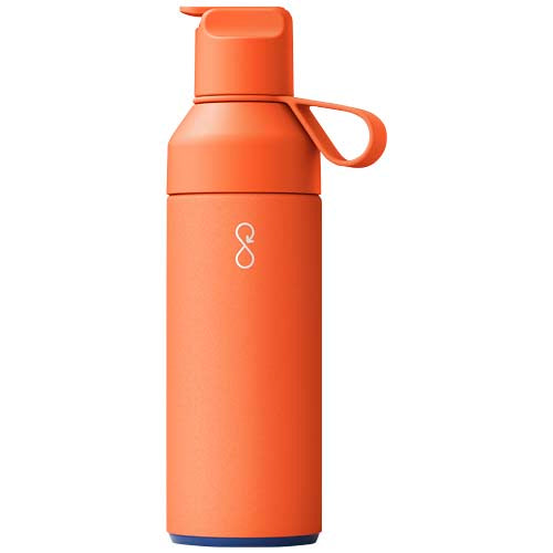 Orange Ocean Bottle GO 500 ml, vakuumisoliert, mit individuellem Logo, Signalshop.de Werbeartikel, nachhaltig.