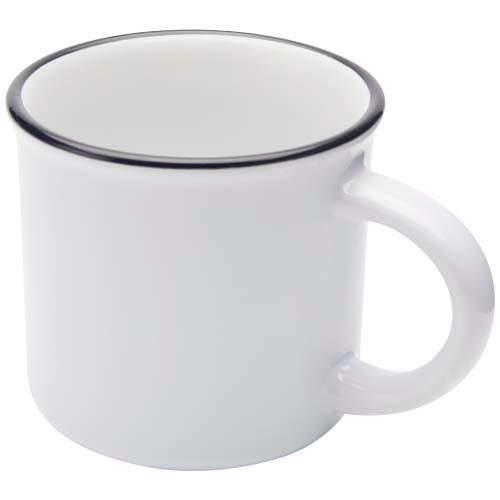 Weiße Bari Keramiktasse 240 ml von Signalshop.de, individuell mit Logo bedruckbar, ideal als Werbeartikel, Werbegeschenk.