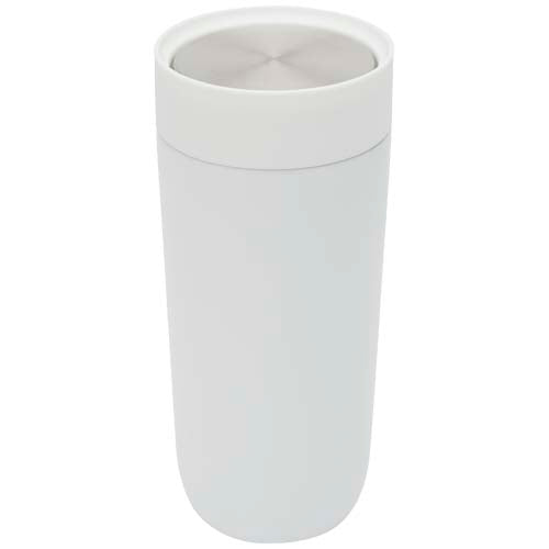 Weißer Camden 350 ml Edelstahlbecher, nachhaltig und individuell gestaltbar bei Signalshop.de, Werbeartikel.