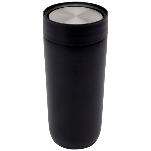 Camden 350 ml RCS-zertifizierter Becher aus schwarzem Edelstahl, individuell gestaltbar, Signalshop.de Werbeartikel