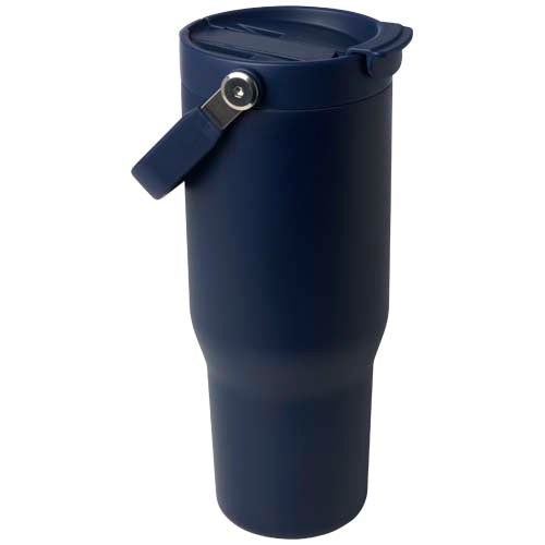 Signalshop.de Bronx 900 ml Edelstahl-Kupferbecher, blau, individuell bedruckbar, Werbeartikel, Werbegeschenke, Giveaway