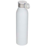 Weiße 650 ml Grom Trinkflasche aus recyceltem Edelstahl, individuell bedruckbar, erhältlich bei Signalshop.de. Werbeartikel, Werbegeschenke, Werbemittel, Giveaway.
