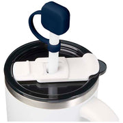 Silikon Trinkhalm Abdeckung in Blau, individuell bedruckbar, von Signalshop.de. Ideal als Werbeartikel, Werbegeschenk.