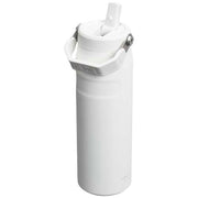 Weiße Stanley IceFlow 2.0 Trinkflasche 700 ml mit Flip-Trinkhalm, individuell bedruckbar, Werbeartikel von Signalshop.de.