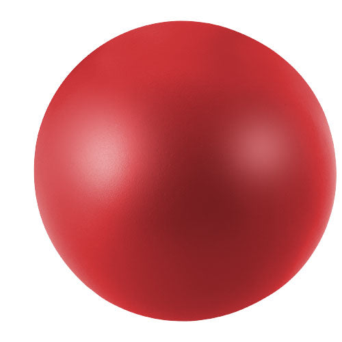 Roter runder Antistressball aus Schaumstoff, individuell mit Logo bedruckbar, erhältlich bei Signalshop.de, Werbeartikel.