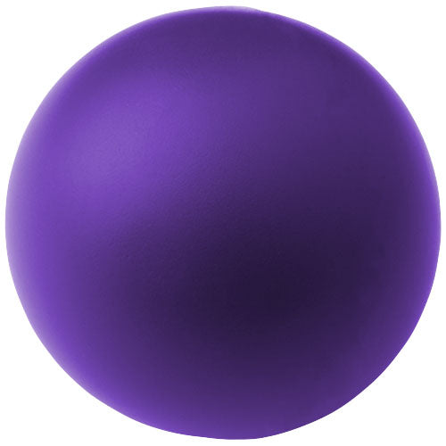 Lila runder Antistressball von Signalshop.de, individuell bedruckbar, ideal als Werbeartikel oder Giveaway.