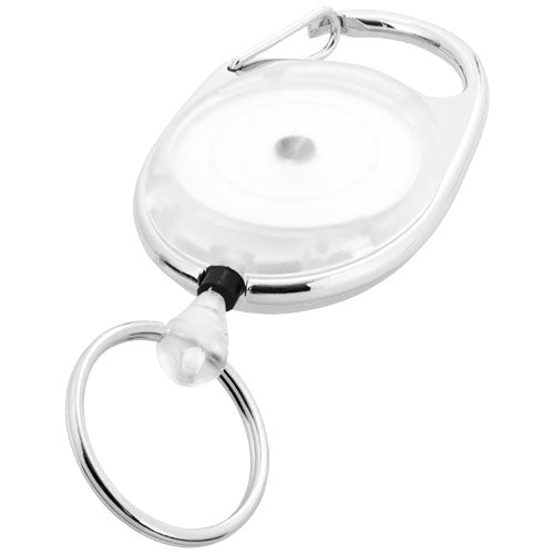 Gerlos Schlüsselkette mit Rollerclip aus Metall, individuell gestaltbar mit Logo von Signalshop.de, Werbeartikel.