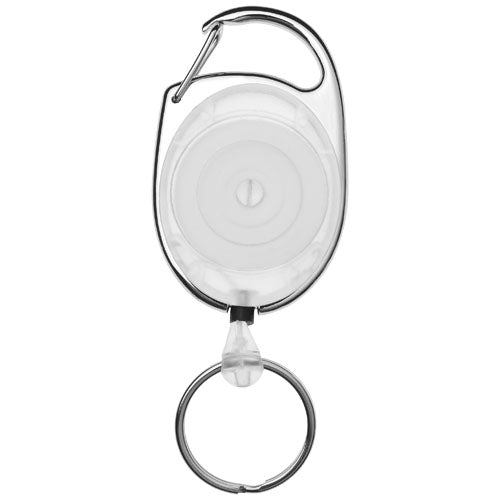 Gerlos Schlüsselanhänger mit Rollerclip aus Metall, individuell bedruckbar, erhältlich bei Signalshop.de, Werbeartikel.