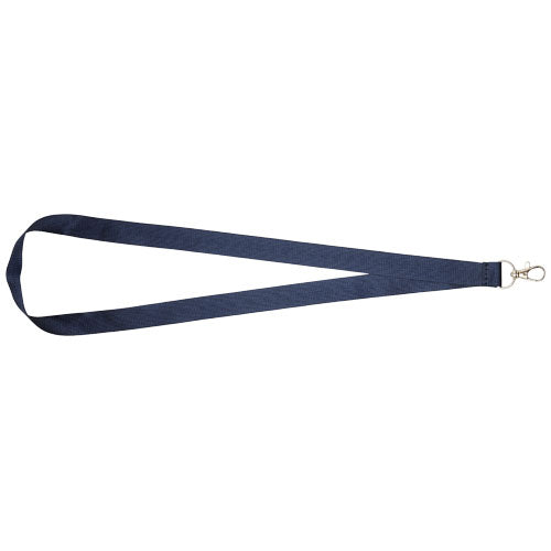 Impey Lanyard aus blauem Stoff mit Haken, individuell bedruckbar, Signalshop.de Werbeartikel Giveaway