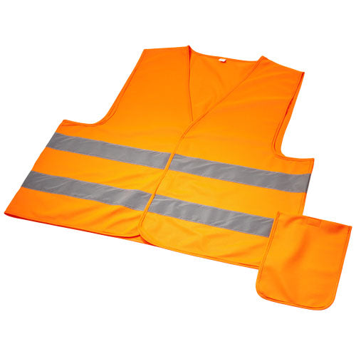 Orange RFX™ Sicherheitsweste mit Reflektoren, individuell mit Logo gestaltbar, Signalshop.de Werbeartikel Giveaway