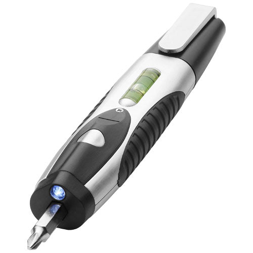 Engineer Multifunktionswerkzeug in Silber mit Schwarz, 6 Funktionen, individuell gestaltbar, Signalshop.de Werbeartikel, Werbegeschenke, Werbemittel, Giveaway.