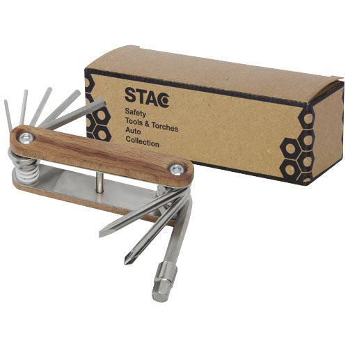 Fixie Fahrrad Multitool aus Holz von Signalshop.de, individuell gestaltbar, nachhaltig, Werbeartikel.