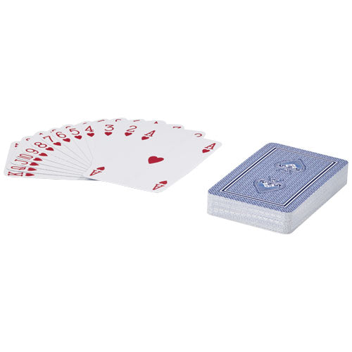 Ace Spielkarten mit rotem Herz-Design, individuell bedruckbar, ideal als Werbeartikel von Signalshop.de, Werbegeschenke, Werbemittel, Giveaway.
