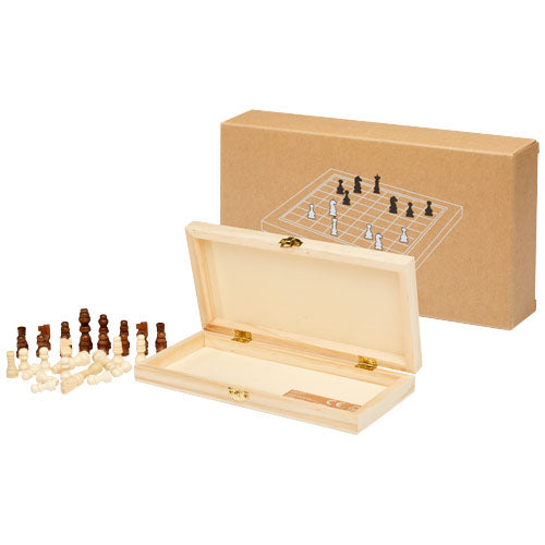 King Schachspiel aus Holz, nachhaltig, individuell mit Logo gestaltbar, Signalshop.de Werbeartikel.