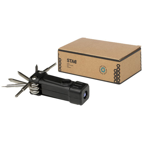 Octo 8-in-1 Schraubenzieher-Set aus recyceltem Kunststoff mit Taschenlampe, individuell gestaltbar, bei Signalshop.de. Werbeartikel, Werbegeschenke, Werbemittel, Giveaway.