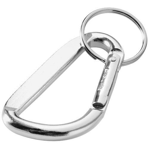 Timor RCS Karabiner Schlüsselanhänger aus recyceltem Aluminium von Signalshop.de, individuell gestaltbar als Werbeartikel, Werbegeschenk, Werbemittel, Giveaway.