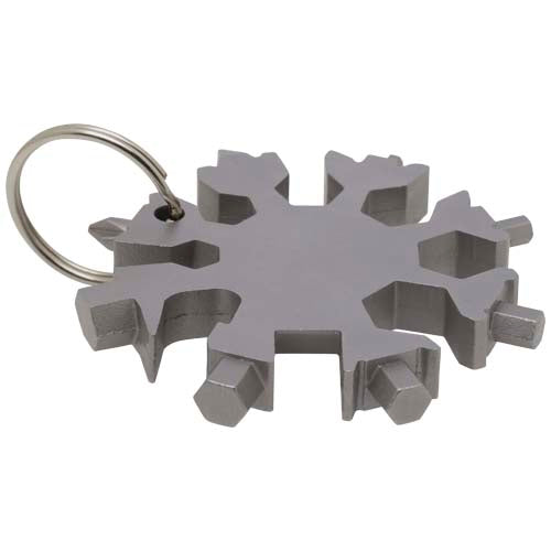 Task Multitool aus Metall in Schneeflockenform, individuell gestaltbar, ideal als Werbeartikel von Signalshop.de.