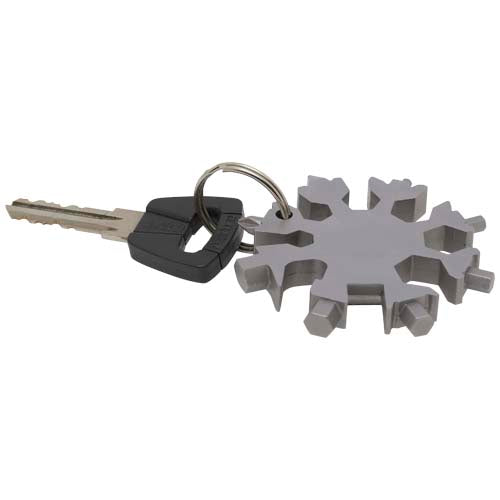 Task Multitool in Schneeflockenform, individuell bedruckbar, ideal als Werbeartikel von Signalshop.de.