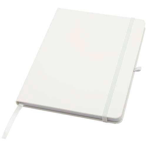 Teak A5 Hardcover Notizbuch aus recyceltem Material, liniert, individuell bedruckbar, Signalshop.de Werbeartikel
