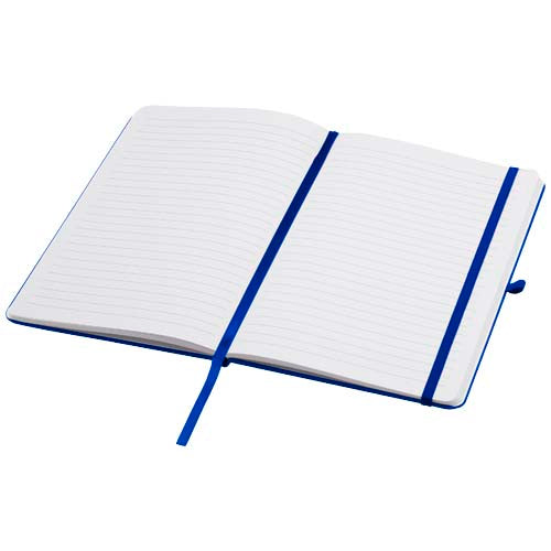 Teak A5 Hardcover Notizbuch aus recyceltem Material, liniert, individuell bedruckbar, Signalshop.de Werbeartikel.