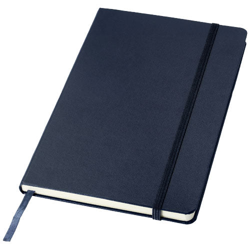 Classic A5 Notizbuch mit Hardcover, elastischem Band, individuell gestaltbar, erhältlich bei Signalshop.de, Werbeartikel, Werbegeschenke, Werbemittel, Giveaway.